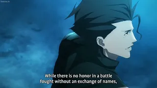 Fate Zero | King Arthur vs Diarmuid