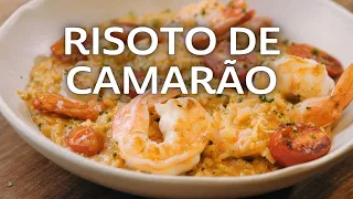 Receita de Risoto de Camarão Perfeita! - Chef Felipe Caputo