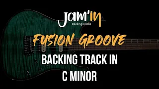 Fusion Groove Guitar Backing Track in C Minor