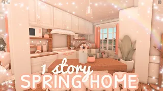 1 story spring home | bloxburg speedbuild | luminto