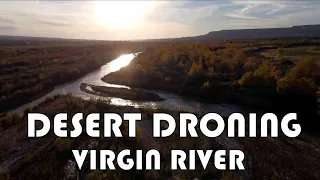 Desert Droning - Virgin River south of Mesquite, NV