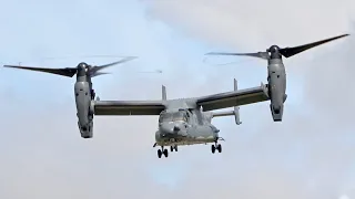 Bell-Boeing CV-22B Osprey United States Air Force USAF flying at RIAT 2019 AirShow