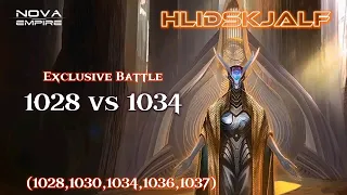 Hlidskjalf Exclusive Battle 1028 vs 1034 [1028-1030-1034-1036-1037] Nova Empire