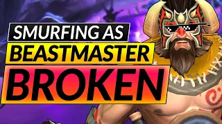 How to RANK UP with EVERY HERO - BEASTMASTER SMURF Builds and Tips ANALysis - Dota 2 Guide