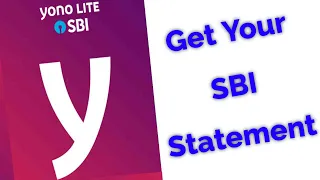 How To Download Bank Statement From YONO SBI App