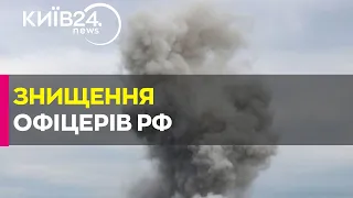 Було 6 влучань по базі росіян під Маріуполем