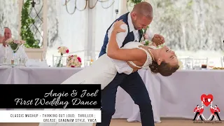 Best Wedding Dance Mashup | Thinking Out Loud, Thriller , Grease , Gangnam Style | Angie & Joel
