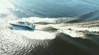 2005 Aquador  32C тест драйв на реке Нева 03 мая 2017 года