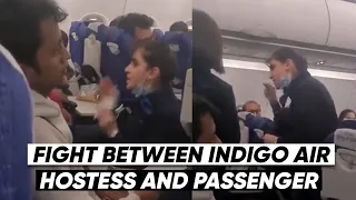 Fight between IndiGo air hostess, passenger over food choices| True Scoop News