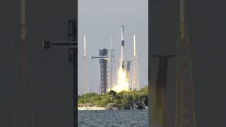 F-22 Raptors chase Falcon 9 rocket