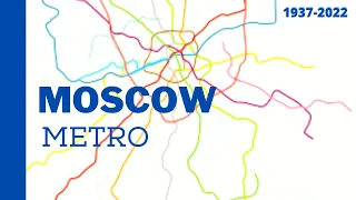 Evolution of the Moscow Metro 1937-2022