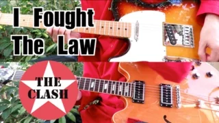 I Fought The Law - The Clash ( Guitar Tab Tutorial & Cover )