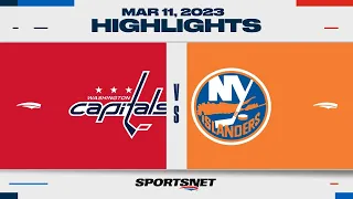 NHL Highlights | Capitals vs. Islanders - March 11, 2023