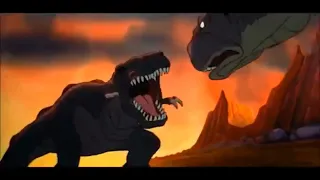 The Land before time(1988)Sharptooth attack and Earthquake(JP/JW sounds)