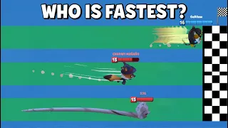 WHO IS THE FASTEST CHARACTER IN ZOOBA? JUNGLE MARATHON