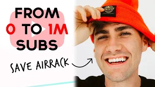 How Airrack Gained 1 Million Subscribers In Just A Year ( YouTube strategy )