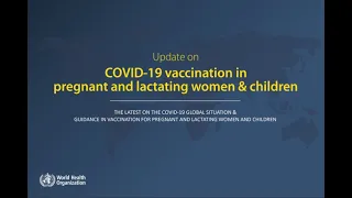 EPI-WIN webinar - vaccination, children & pregnant women