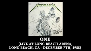 Metallica: One (Live at Long Beach Arena, Long Beach, CA – December 7th, 1988)