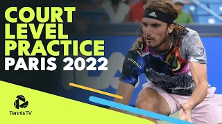 Djokovic, Tsitsipas, Ruud, Rublev, Murray, Fritz & More Court-Level Practice | Paris 2022