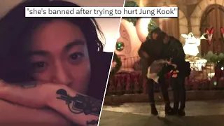 Jung Kook CRIES "I Got THREATENED!" Fan HITS JK Over Him KISSING Man At Theater?(rumor) HYBE SUES!