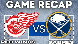 Red Wings Win In Overtime Against Sabres / Detroit Red Wings vs Buffalo Sabres Game Recap