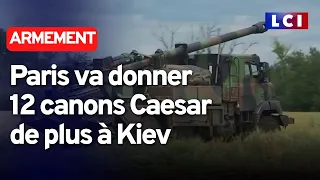 Paris va donner 12 canons Caesar de plus à l'Ukraine