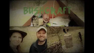 Bushcraftovernighter with Waldhandwerk - Found a lost Camp - DIY - Vanessa Blank - 4K -