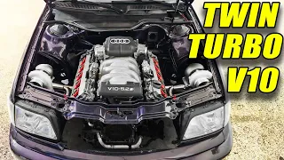 Twin Turbo V10 Swap into a Audi Station Wagon | Owner Spotlight