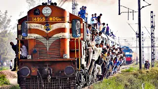 Train to Hell! Trains On Which You Will Not Go! Shock and Thresh in India.