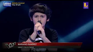 Mariano Ramírez | Sweet Child O’ Mine | Audiciones a Ciegas | La Voz Kids Perú