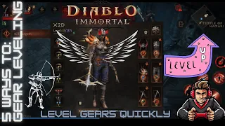 Diablo Immortal Guide | Increasing Gear Levels Quickly