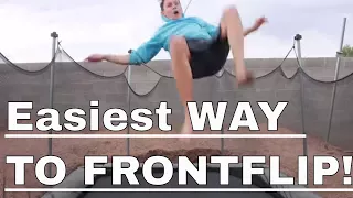 How To Do A Frontflip On A Trampoline And Land It