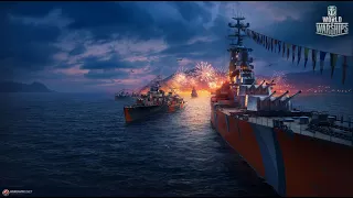 Крейсер EDGAR 300К Урона! Мир кораблей World of Warships