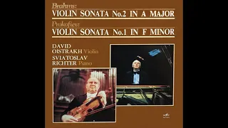 Brahms: Violin Sonata No. 2 - Oistrakh, Richter / 브람스: 바이올린 소나타 2번 - 오이스트라흐, 리히터(리흐테르)