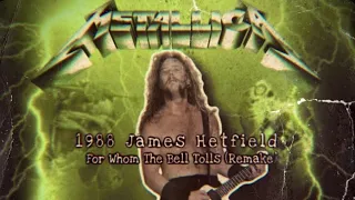 1988 James Hetfield & Jason Newsted - For Whom The Bell Tolls (Metallica AI Cover & Remake)