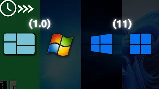 Evolución de: Microsoft Windows (1.0 - 11)