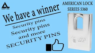 #509 American Lock Series 5360 with a great set of pins