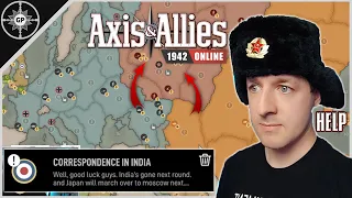 The UK Left Me to Die | Axis & Allies 1942 Online | Soviet Union Full Match