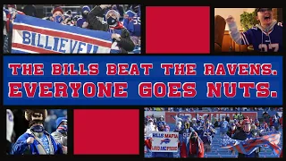 The Bills Beat the Ravens.  Everyone Goes Nuts.
