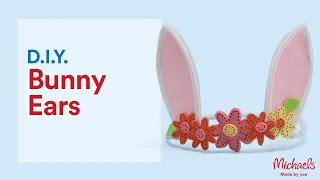 DIY Bunny Ears Headband | Easter Projects | Michaels