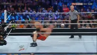 WWE WRESTLEMANIA 29 - BROCK LESNAR vs TRIPLE H (HIGHLIGHTS)