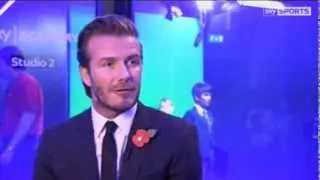 ► David Beckham :" England's World Cup chances and remains hopeful "