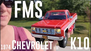 FMS - Chevy K10 - 1:18 RTR Crawler - Unbox & First Run