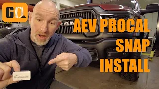 AEV ProCal SNAP Install on RAM 2500 Power Wagon