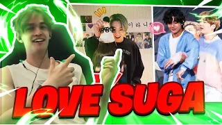 When BTS loves Suga too much Reaction