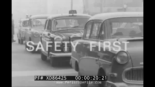 "SAFETY FIRST" 1960s DAIMLER-BENZ AUTOMOTIVE SAFETY FILM  SEAT BELTS & CRASH TEST DUMMIES  XD86425