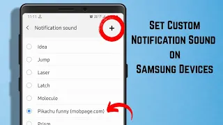 How to Set Custom Notification Sound on Samsung Devices | Galaxy M21/ M31, Galaxy A31/ A51, S10/ S20