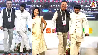 Ram Charan Dance With South Korean Ambassador For Naatu Naatu Song @ G20 Summit | Vanitha TV