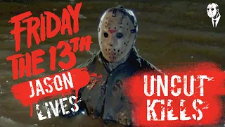 Jason Lives Friday the 13th part 6: Uncut kills (never seen before)