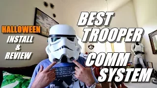 Best StarWars StormTrooper Helmet Voice/COMM System - 501st Legion UKsWrath's Kit Install and Review